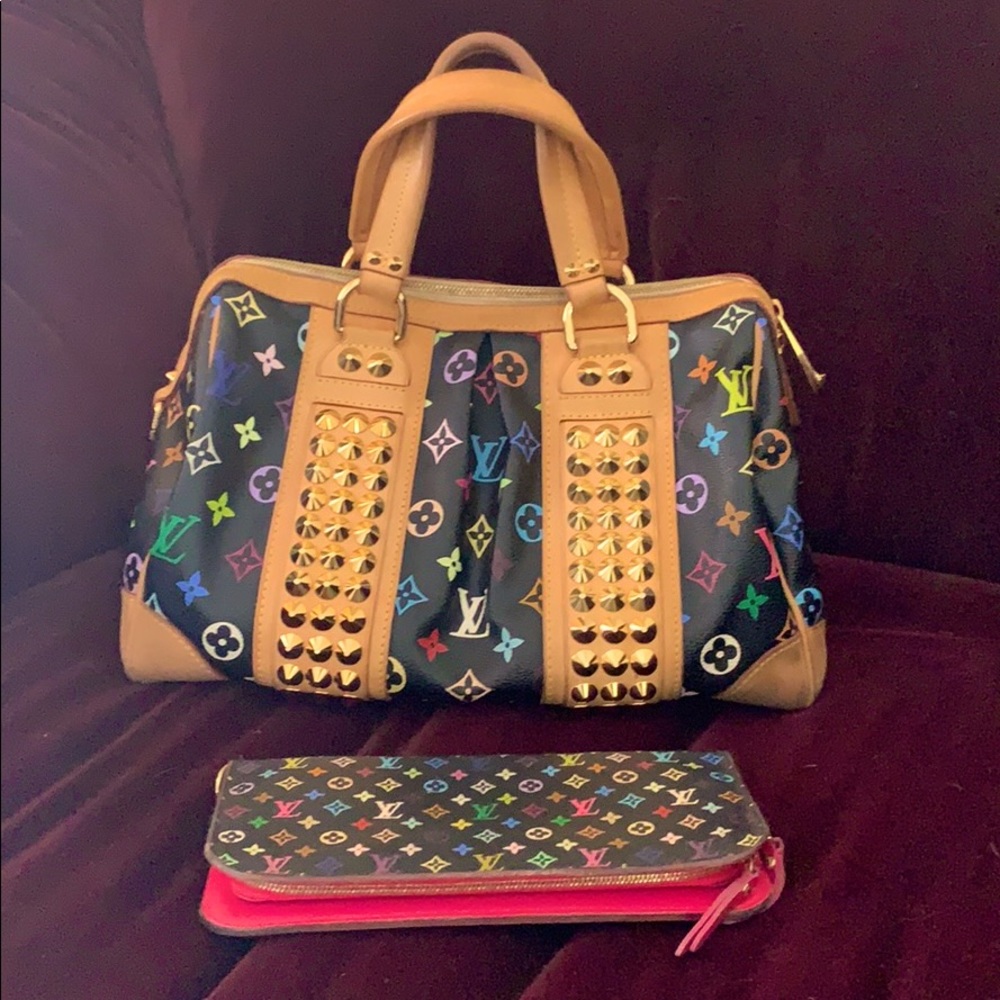 Louis Vuitton Courtney MM bag X Murakami